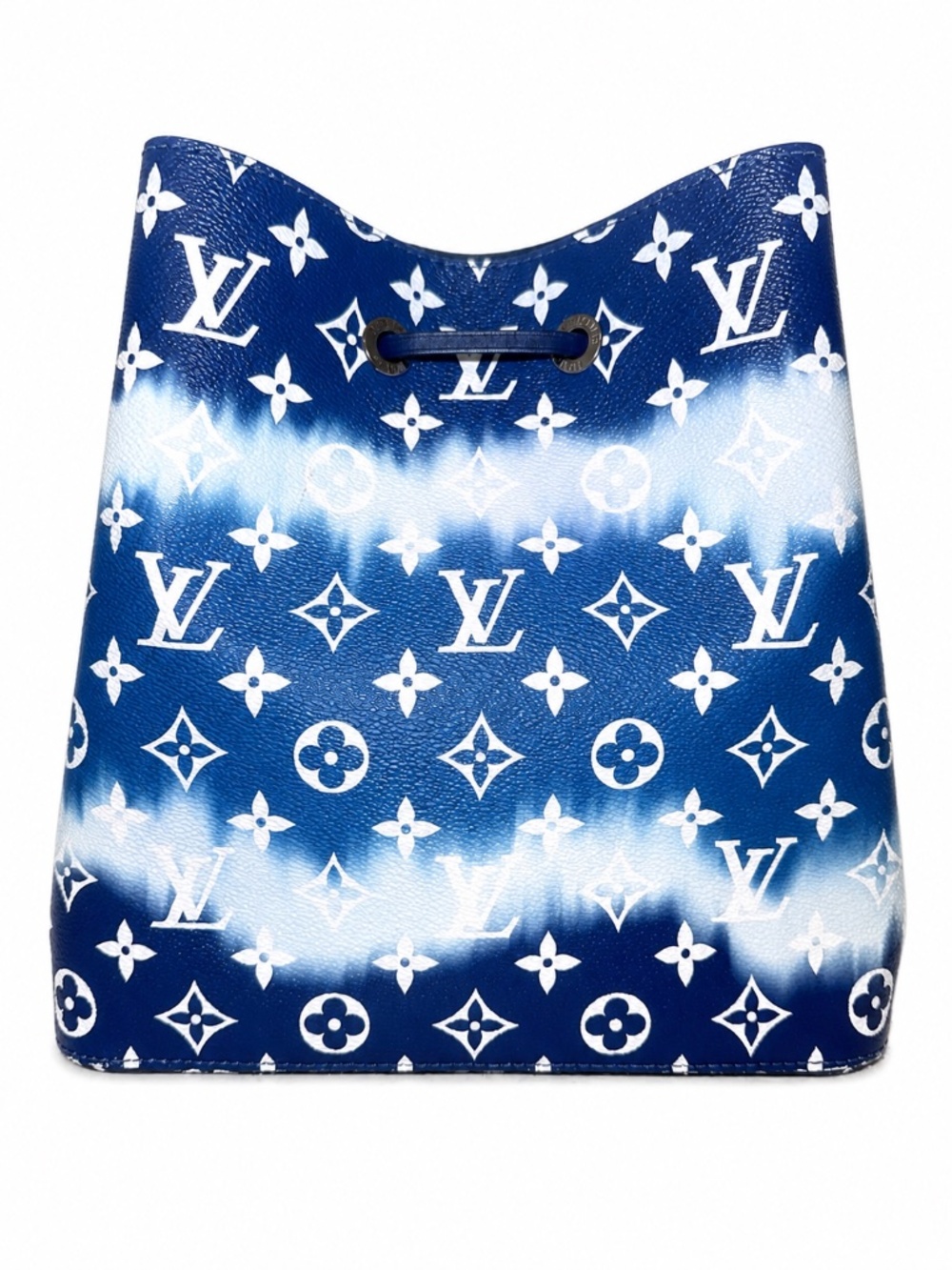 Louis Vuitton Escale NeoNoe MM Blue Giant Monogram Bucket Bag - Picture 12 of 13